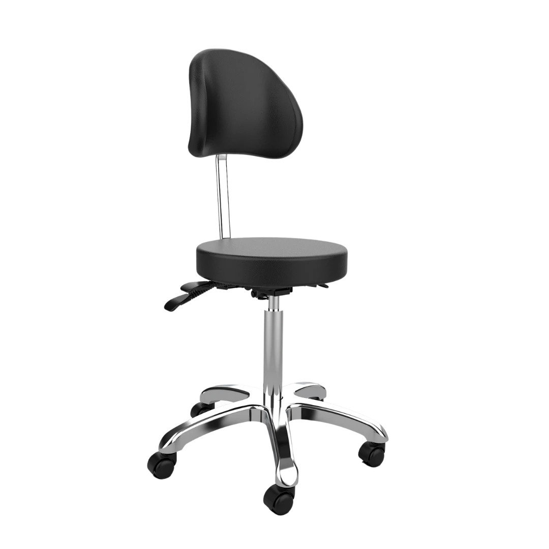 Harper Spa Technician Stool with Backrest
