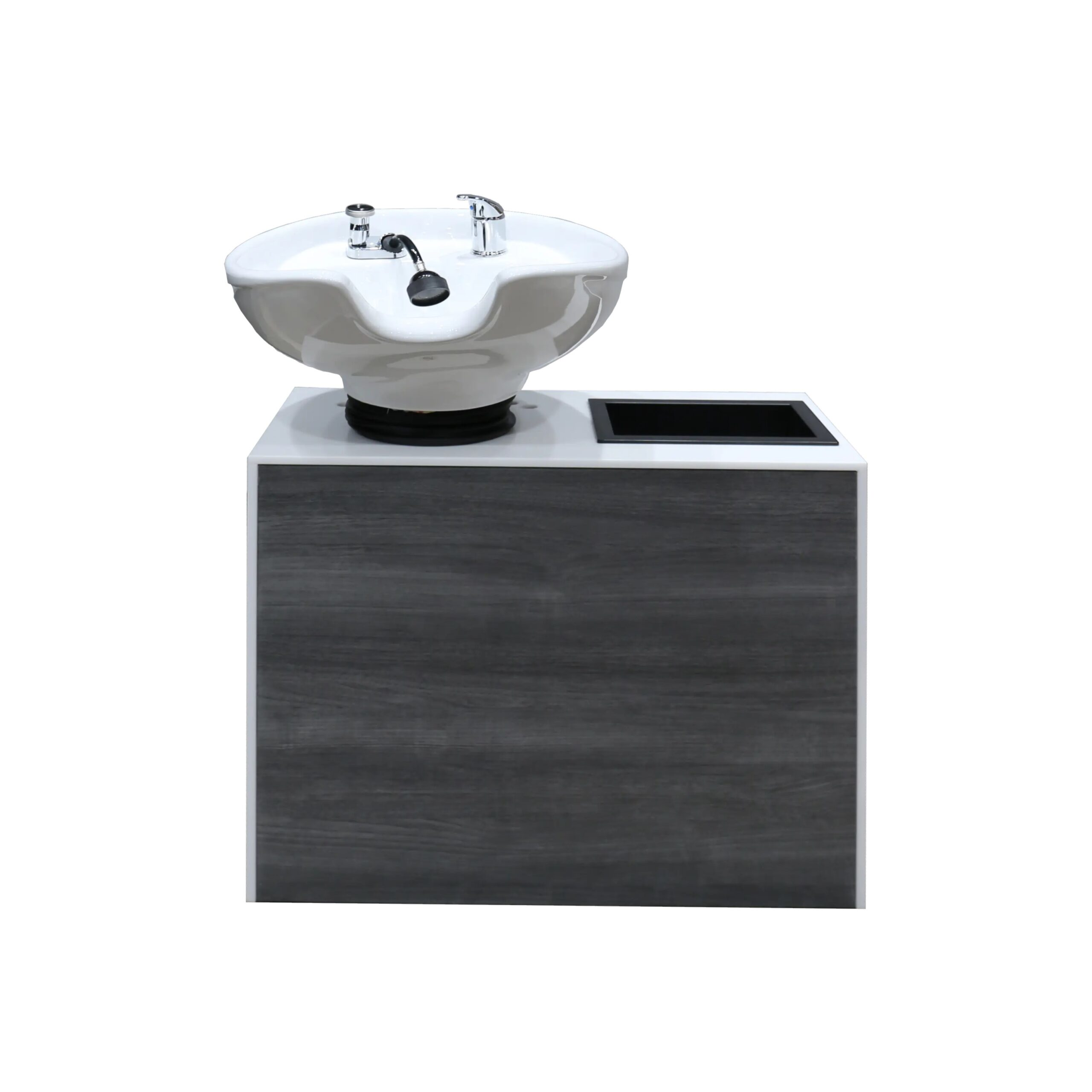 Glo Shampoo Backwash with Solid Surface Waterfall Top