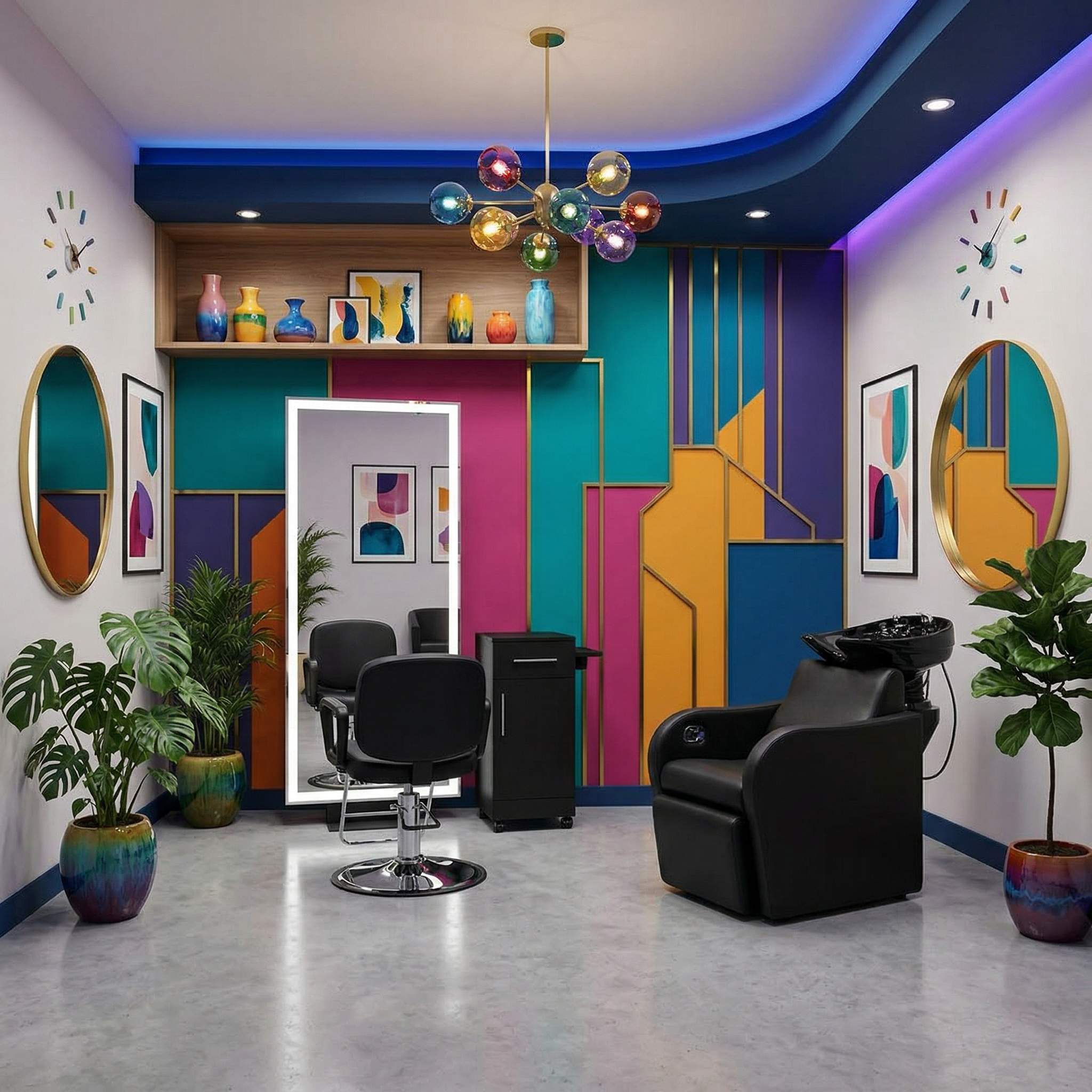 Salon Package E - Single Operator - Nova Tower Station, Westfall Styling Chair and Summer Shampoo Shuttle