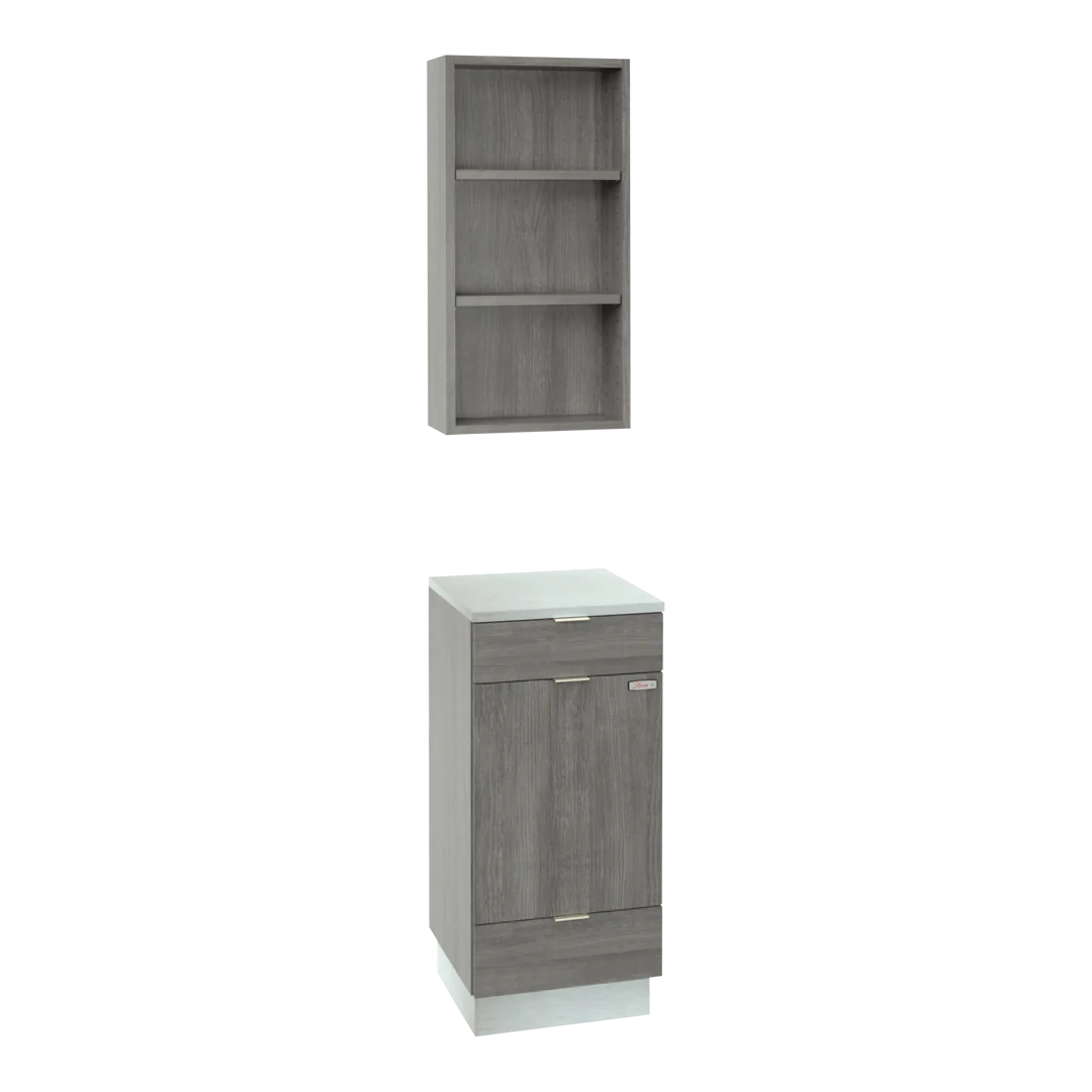 Rococo American-Made Open Upper Wall Mounted Storage