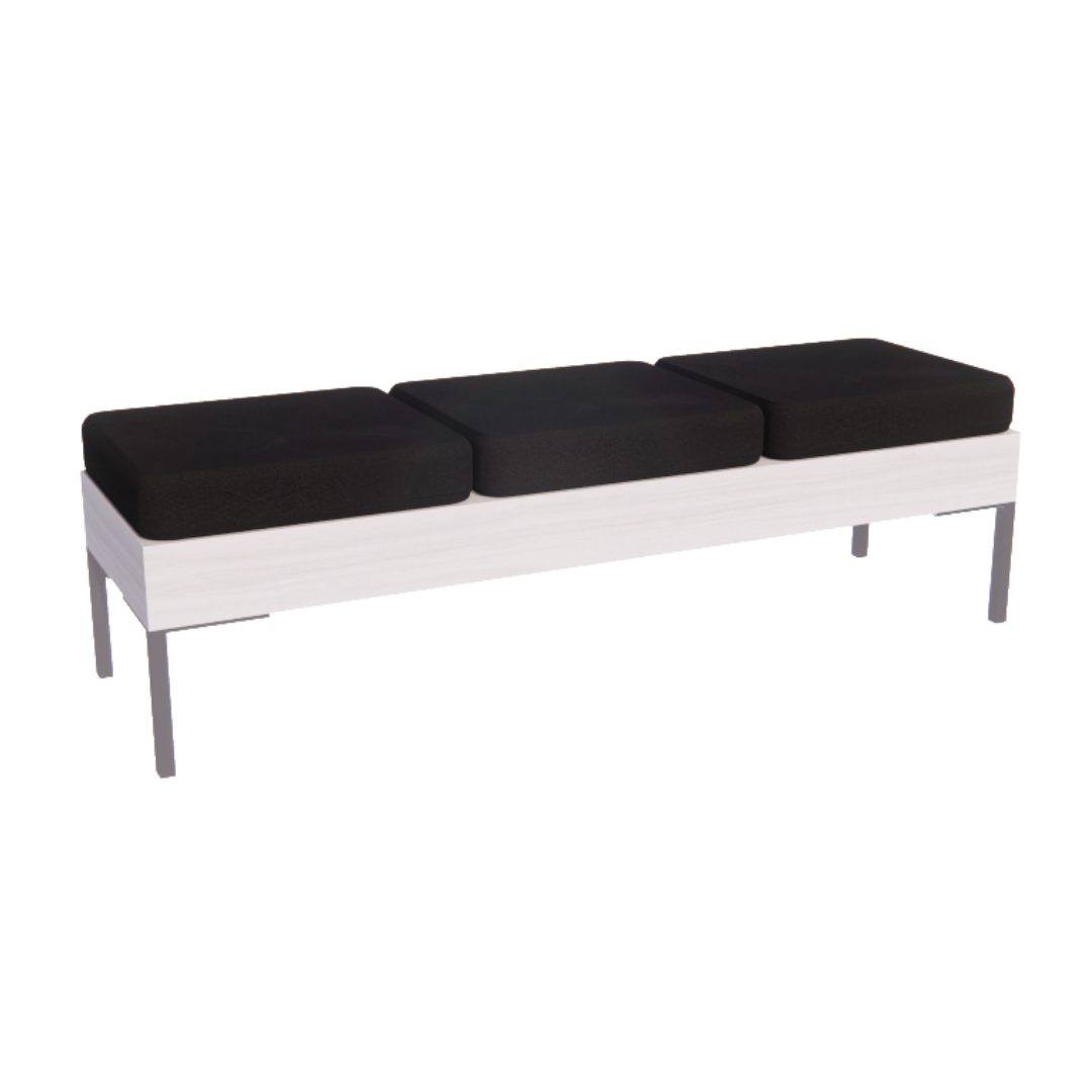 Rechteck Reception Bench - 3 Seater