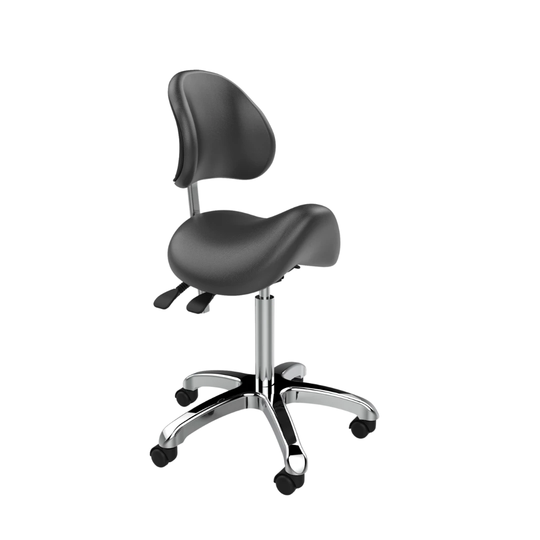 Emma Spa Technician Stool with Backrest