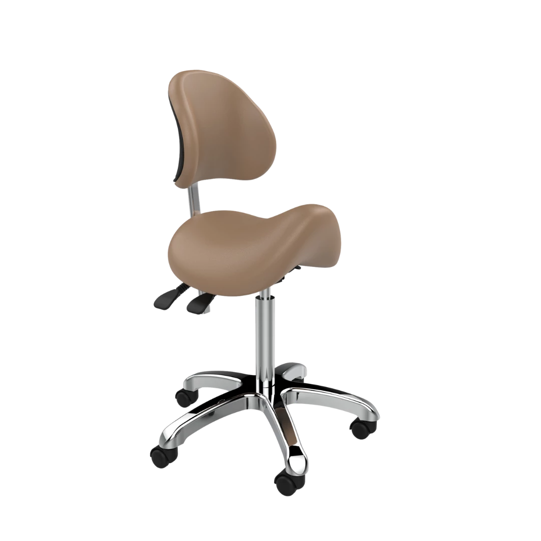 Emma Spa Technician Stool with Backrest