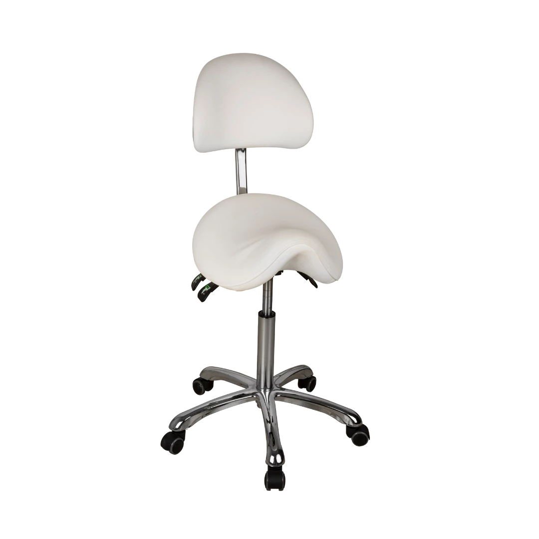 Emma Spa Technician Stool with Backrest