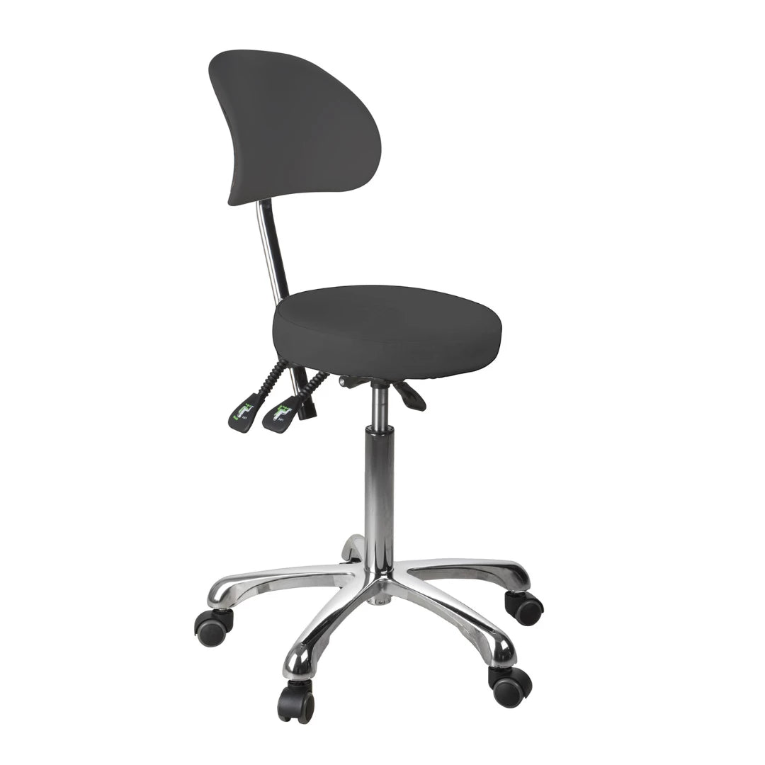Harper Spa Technician Stool with Backrest