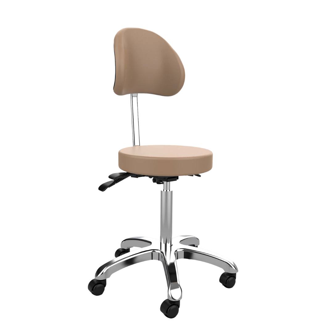 Harper Spa Technician Stool with Backrest