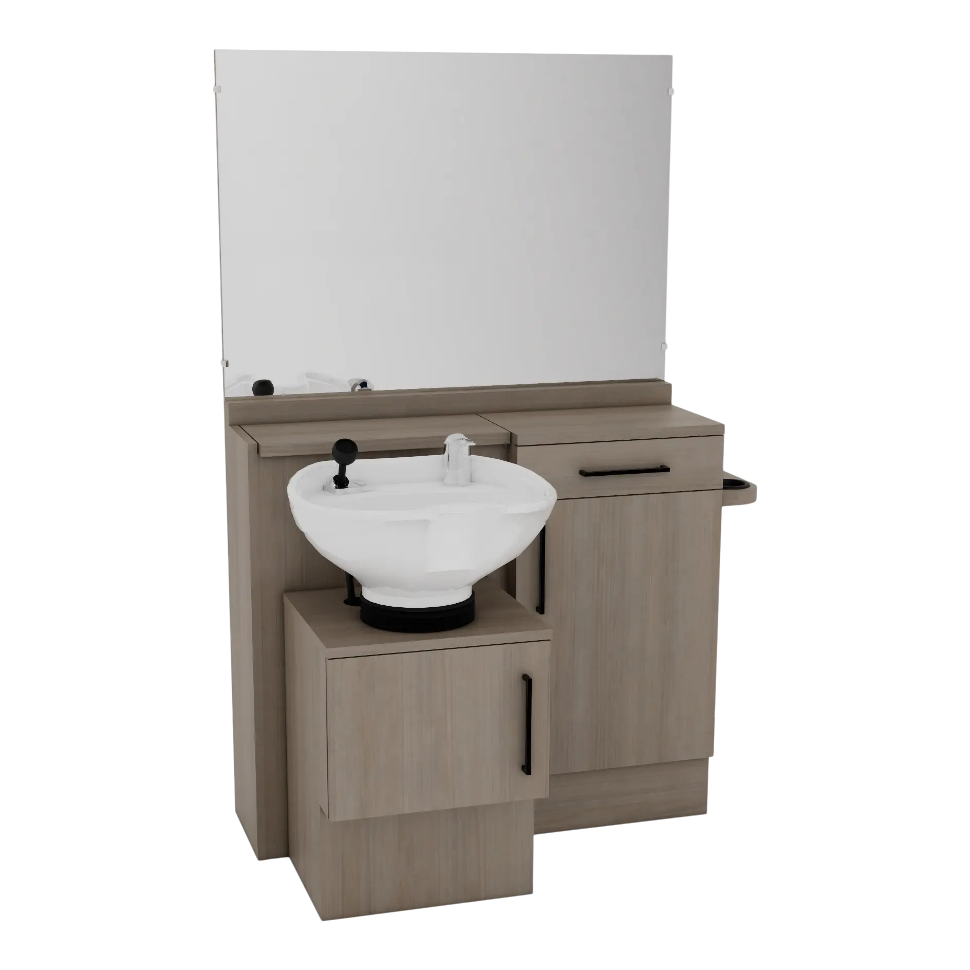 A La Carte Wet Station with Tilt Bowl