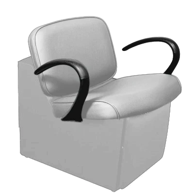 Amber American-Made Shampoo Chair with Legrest