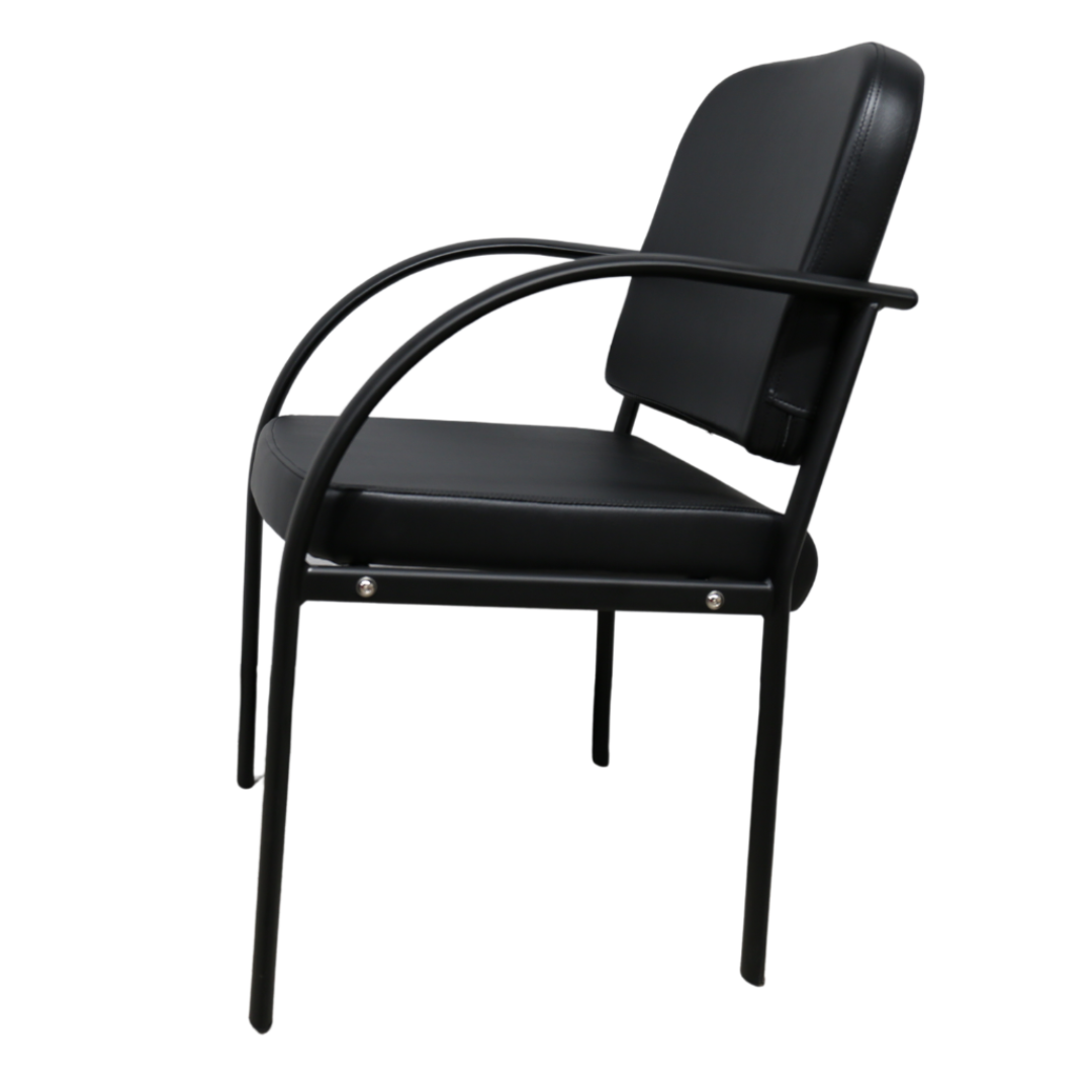 Black Reception Chair