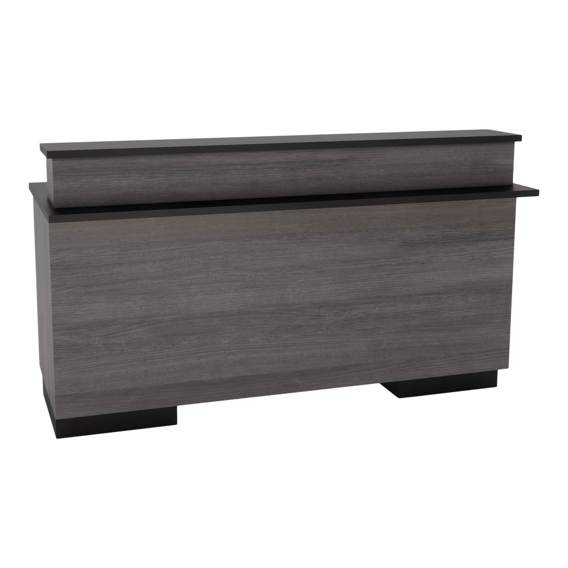 Crystal Reception Desk with Solid Surface Counter Top