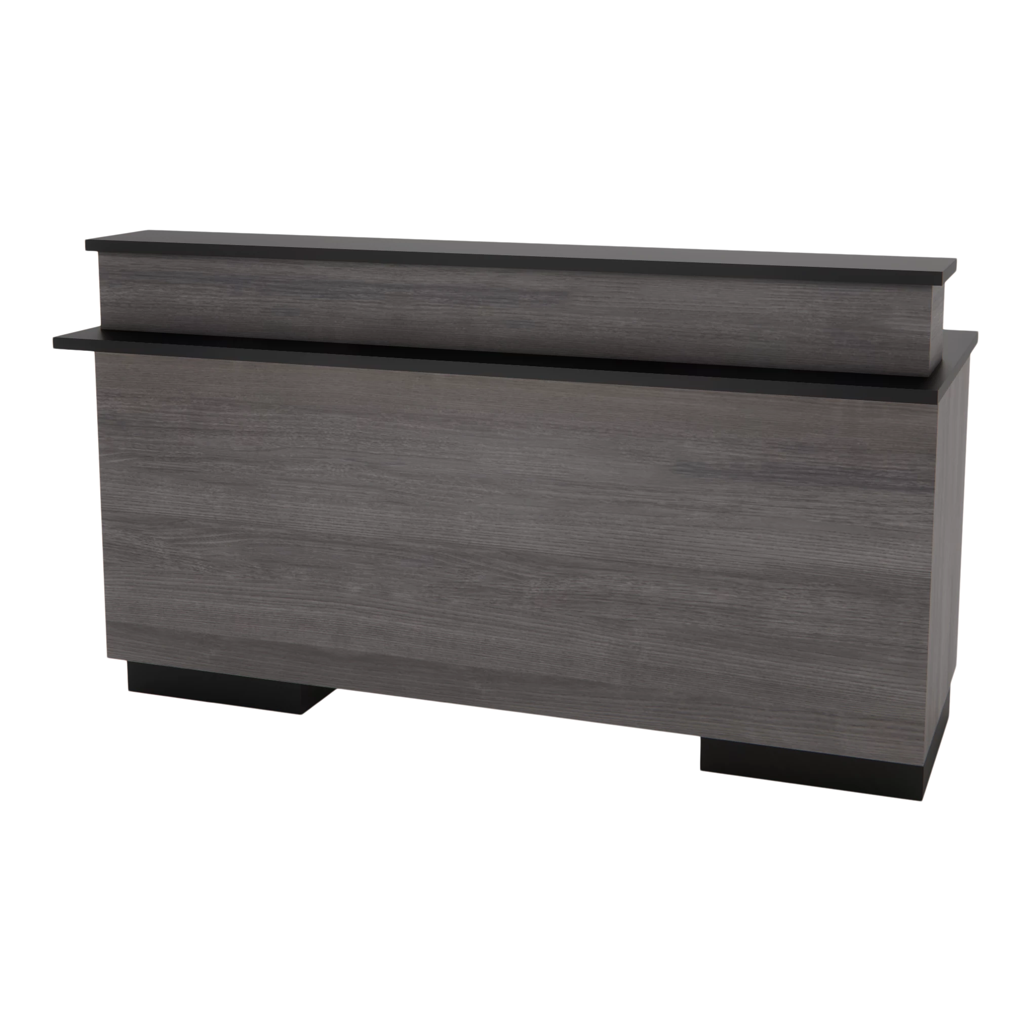 Crystal Reception Desk with Solid Surface Counter Top