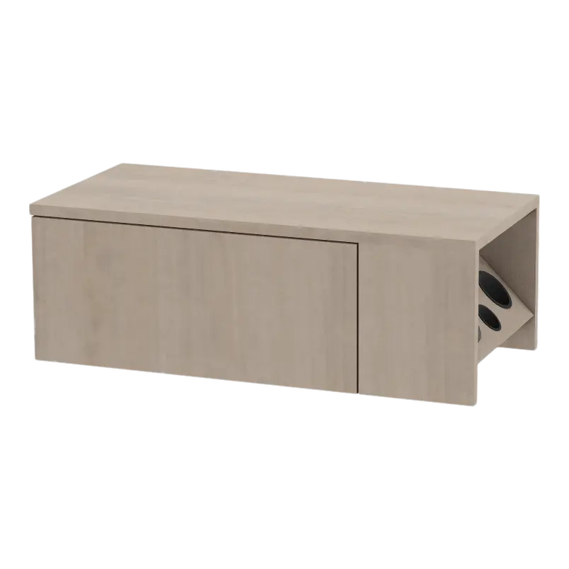 Glo Wall Mount Styling Station with Concealed Appliance Holder (Cabinet Only)