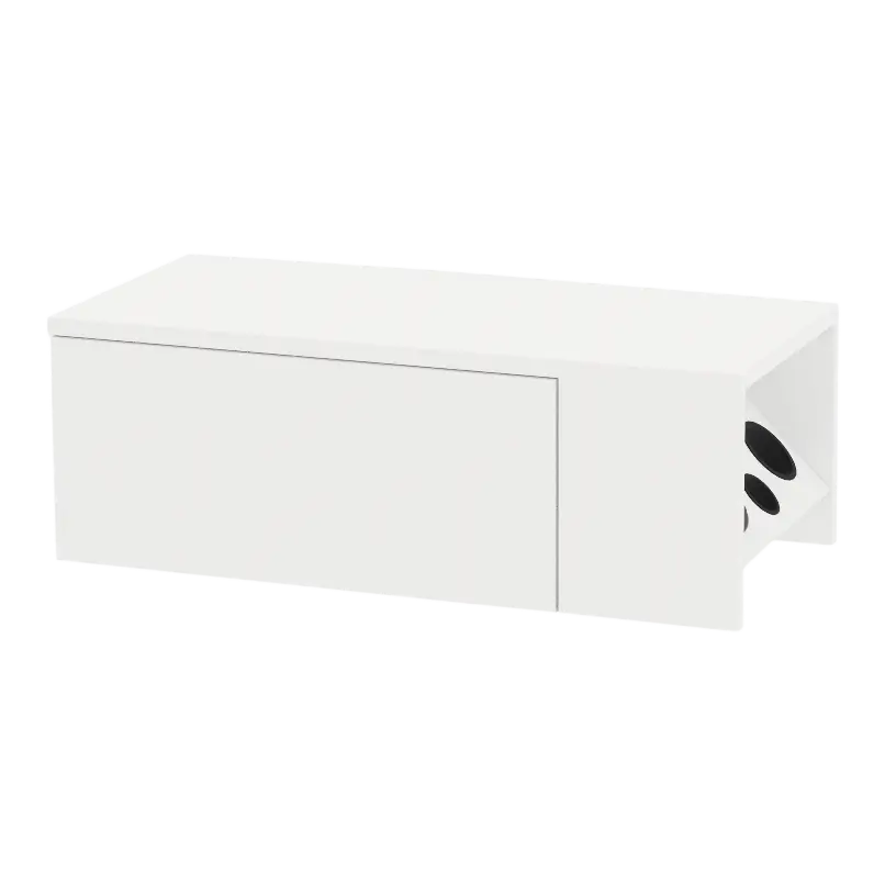 Glo Wall Mount Styling Station with Concealed Appliance Holder (Cabinet Only)