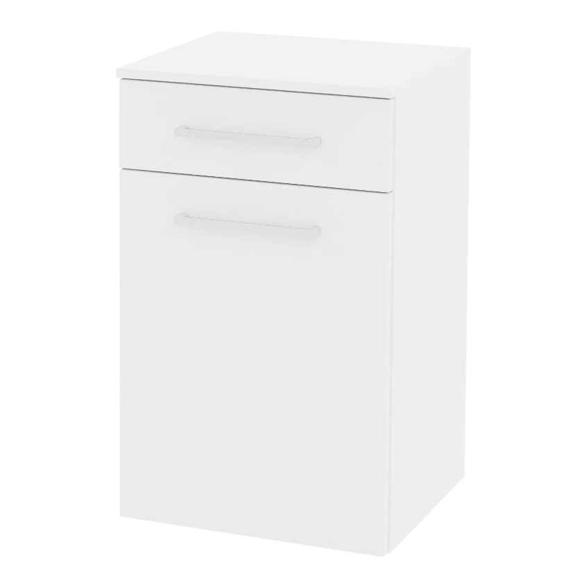 Glo Wall Mount Styling Station with Tilt-out Appliance Holder and Solid Surface Countertop (Cabinet Only)