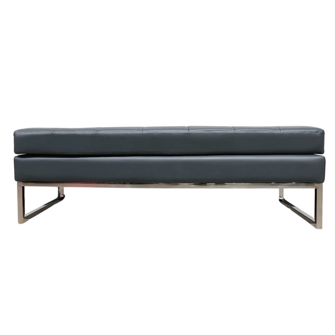 Grey Reception Bench