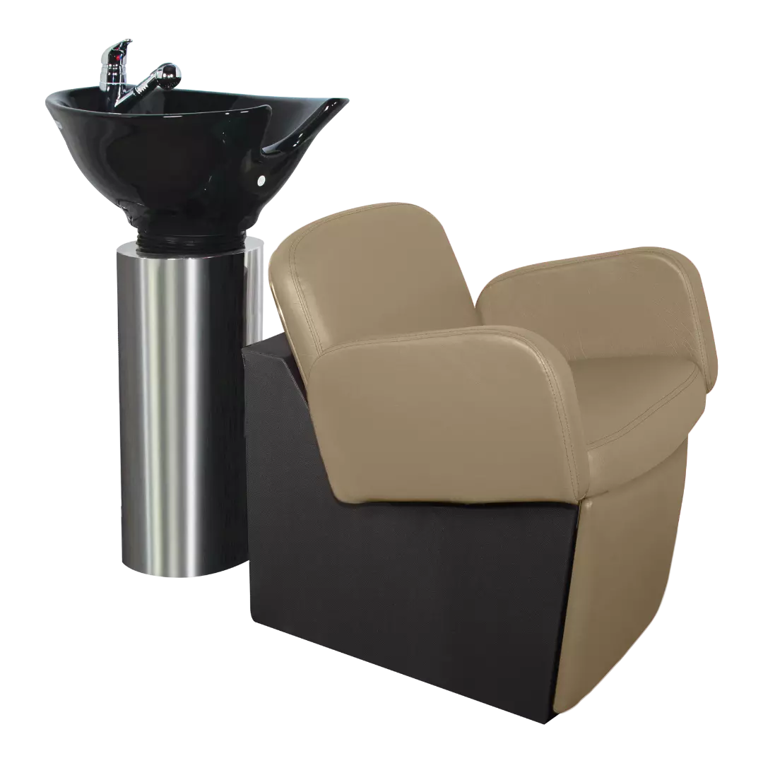 Loire Stainless Steel Shampoo Pedestal