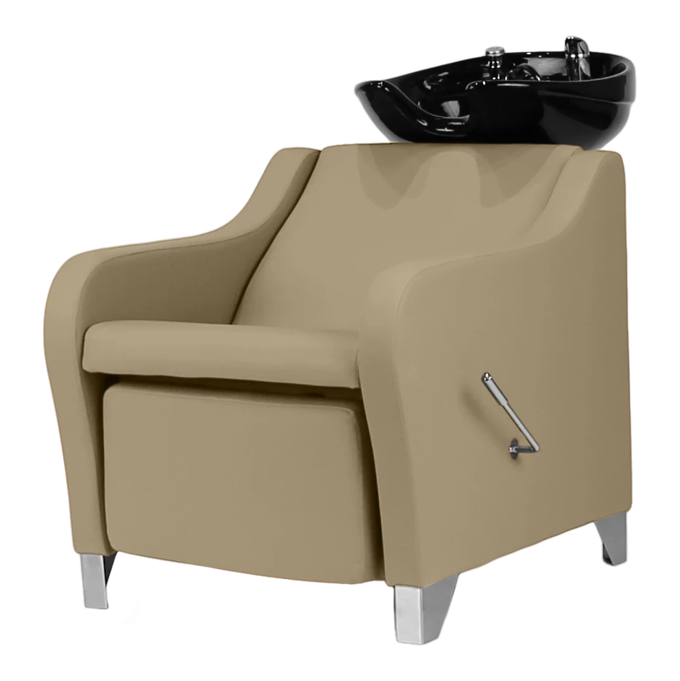 Malia Shampoo Shuttle with Legrest with Upgraded Upholstery