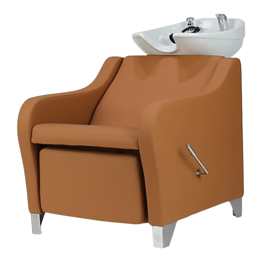 Malia Shampoo Shuttle with Legrest with Upgraded Upholstery