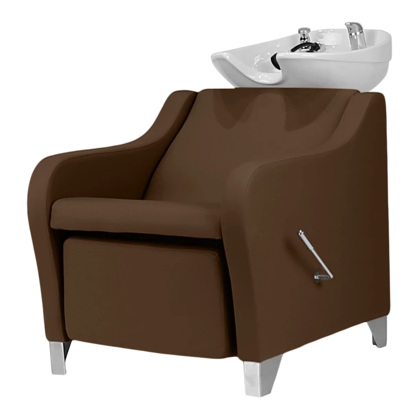 Malia Shampoo Shuttle with Legrest with Upgraded Upholstery