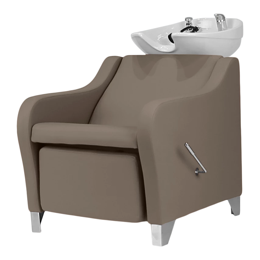 Malia Shampoo Shuttle with Legrest with Upgraded Upholstery