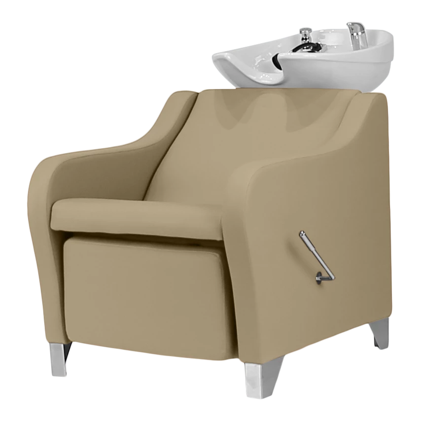 Malia Shampoo Shuttle with Legrest with Upgraded Upholstery