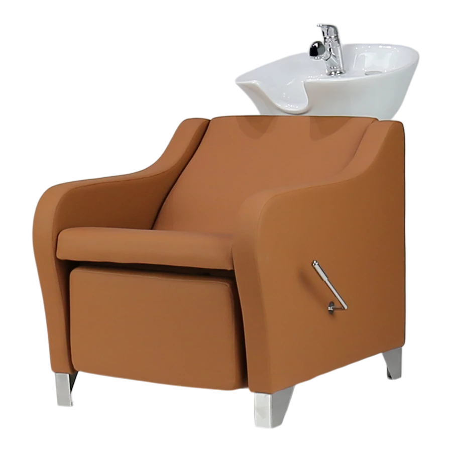 Malia Shampoo Shuttle with Legrest with Upgraded Upholstery