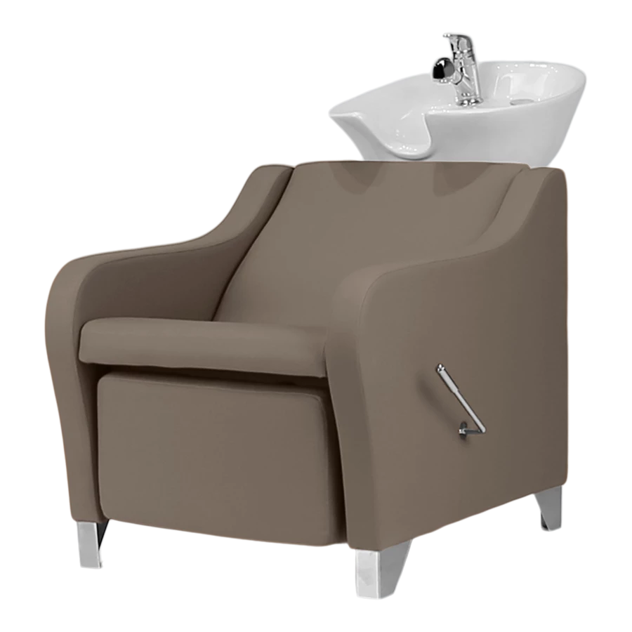 Malia Shampoo Shuttle with Legrest with Upgraded Upholstery