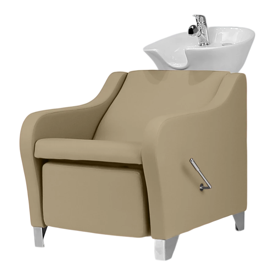 Malia Shampoo Shuttle with Legrest with Upgraded Upholstery