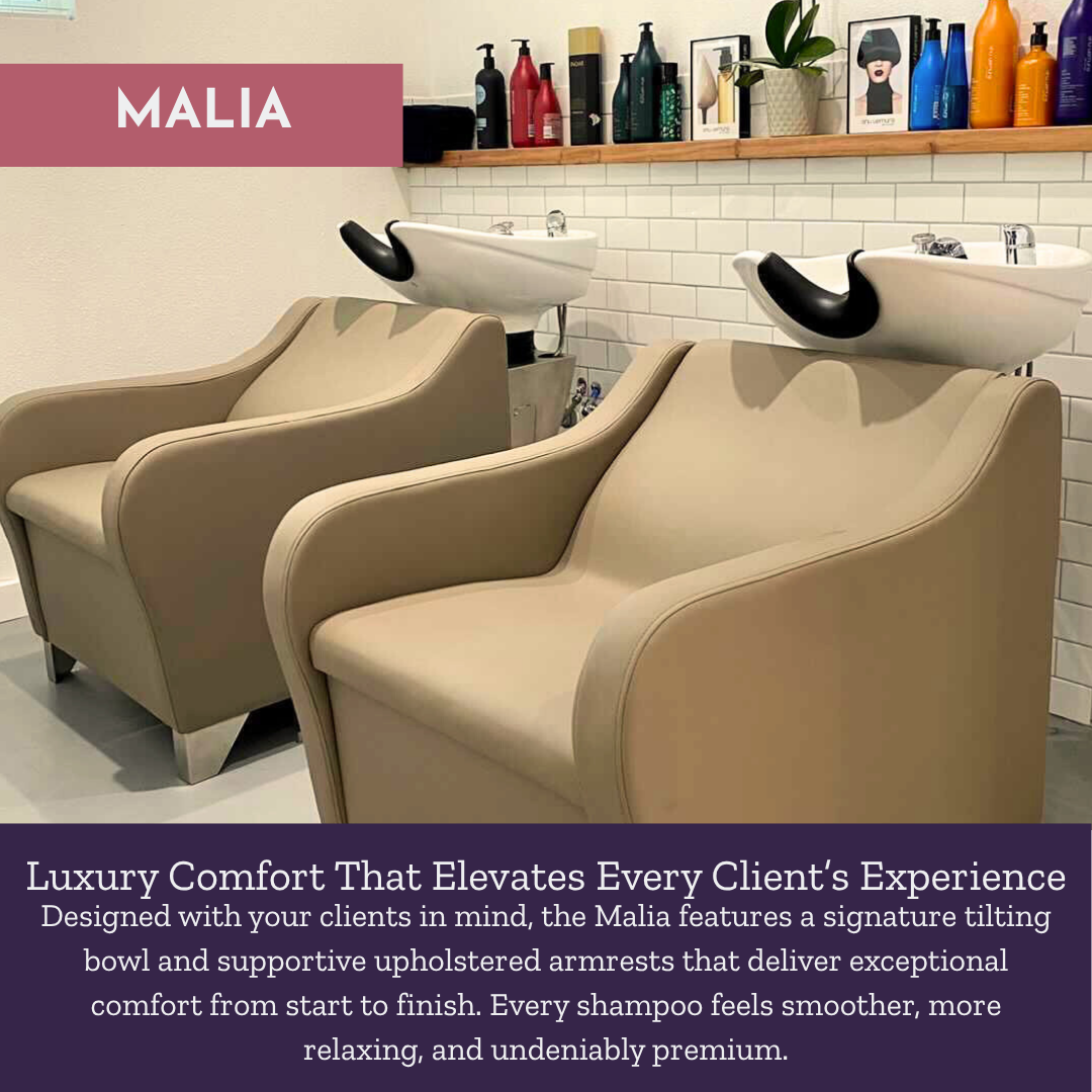 Malia Shampoo Shuttle with Upgraded Upholstery