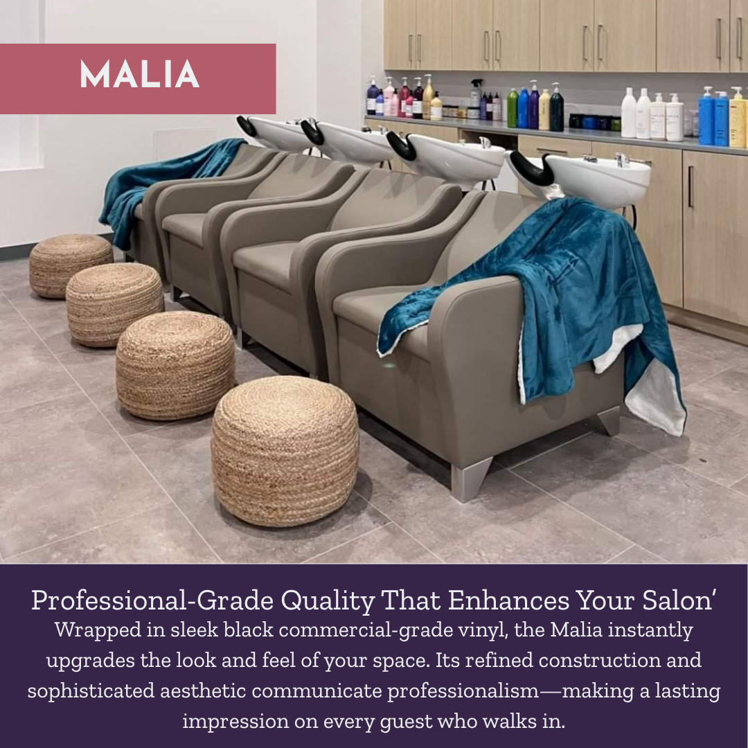 Malia Shampoo Shuttle with Upgraded Upholstery
