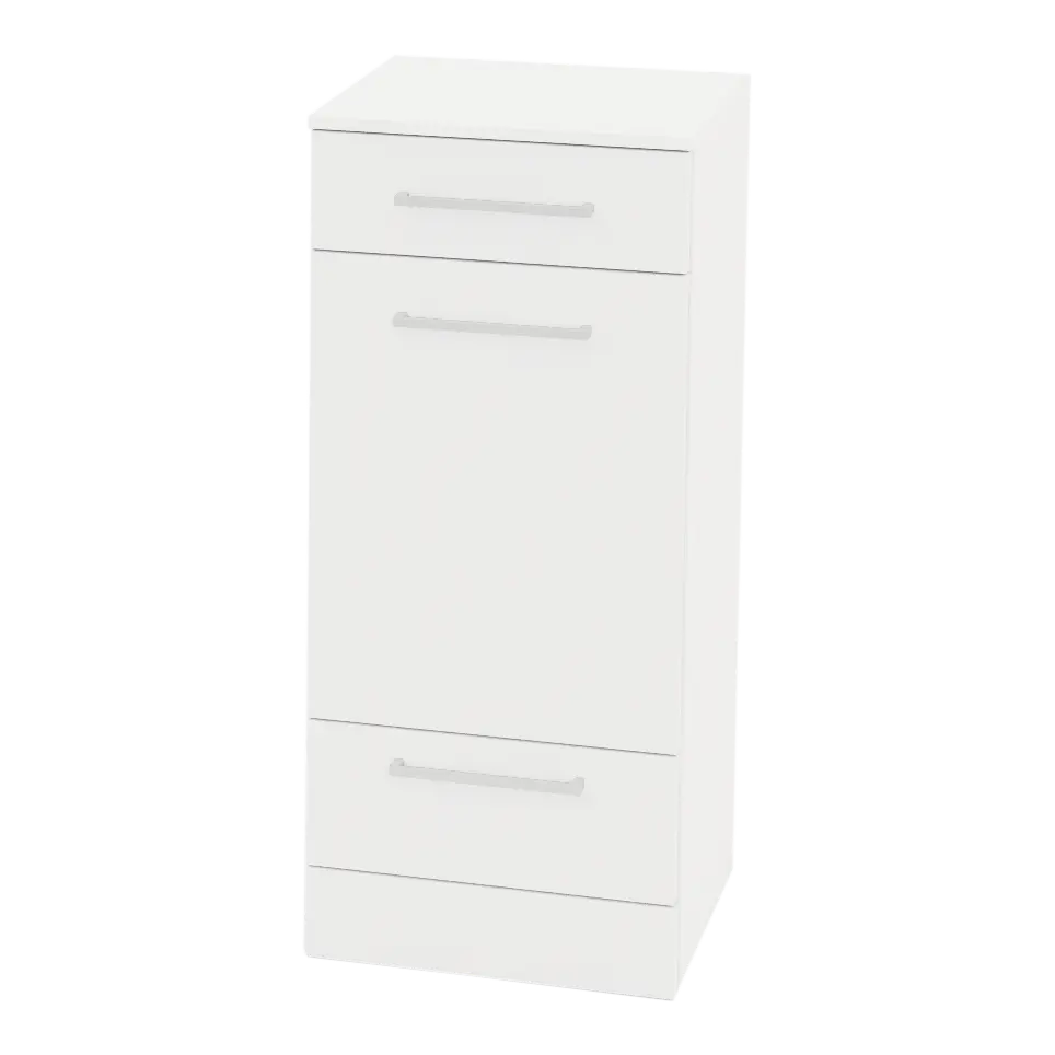 Rococo Mobile Styling Station with Tilt-out Appliance Holder and Solid Surface Countertop (Cabinet Only)