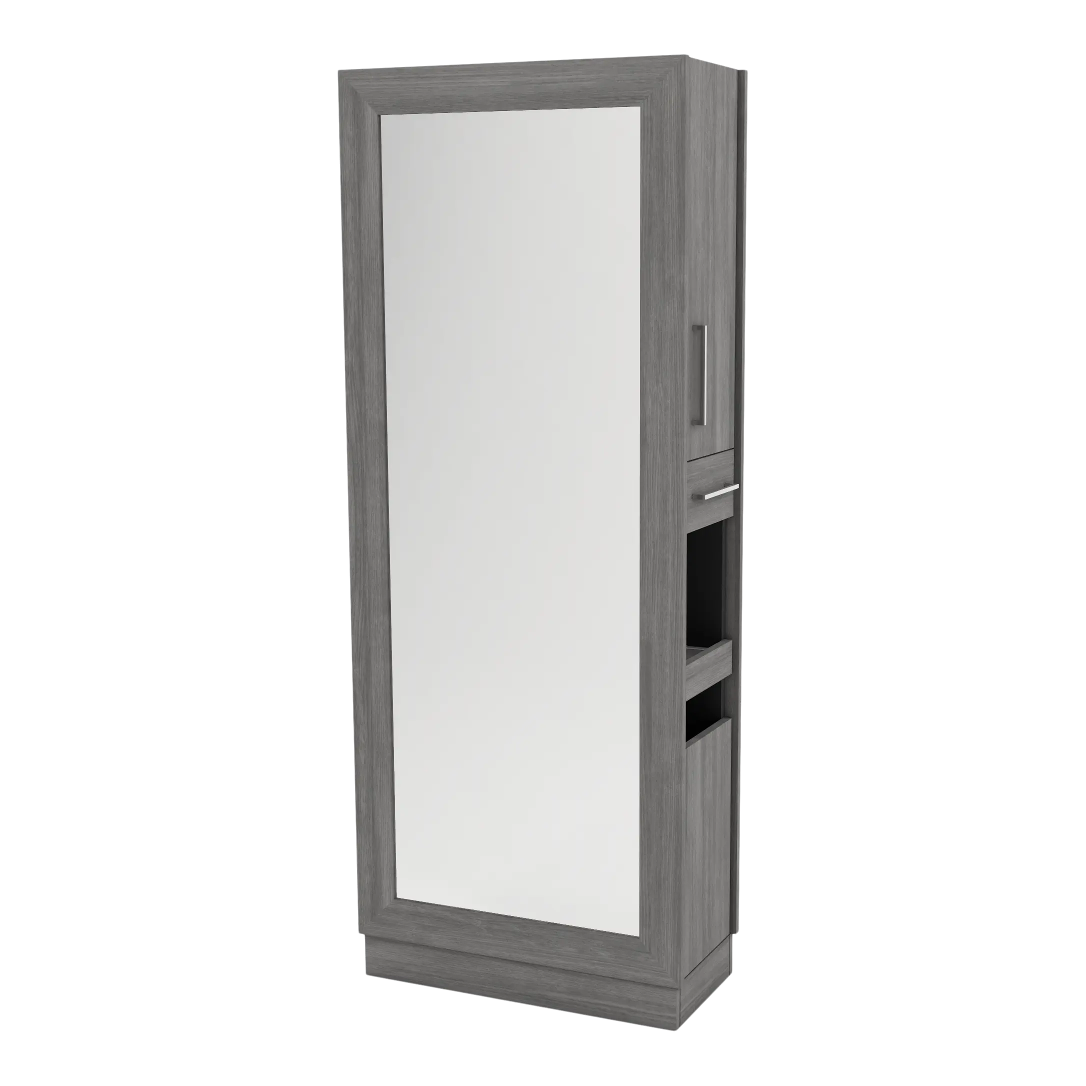 Rococo Double Operator Styling Station with Pull-out Appliance Holder