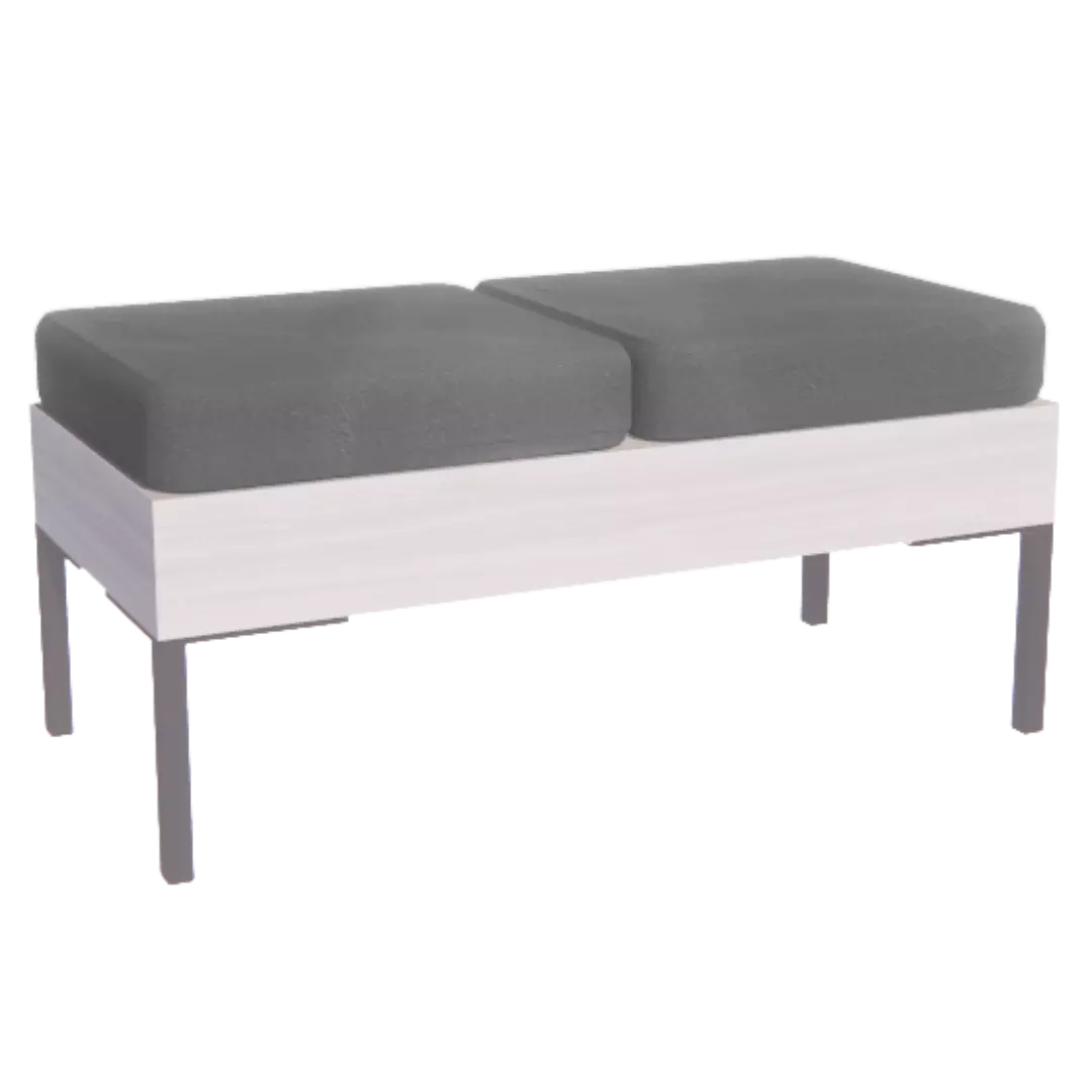 Rechteck Reception Bench - 2 Seater