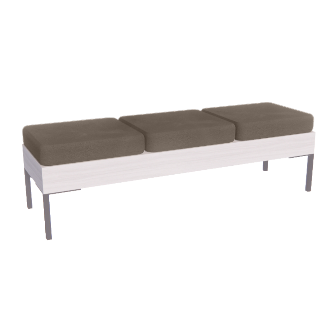 Rechteck Reception Bench - 3 Seater
