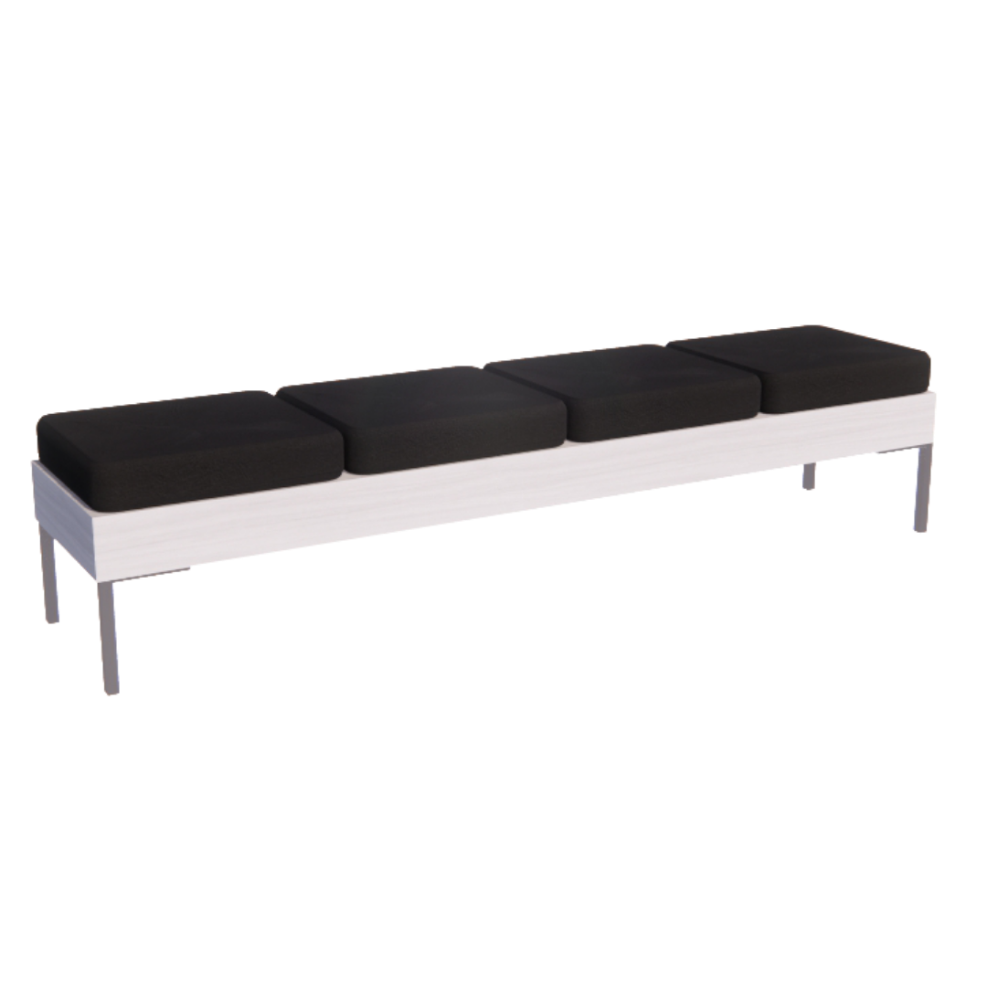 Rechteck Reception Bench - 4 Seater