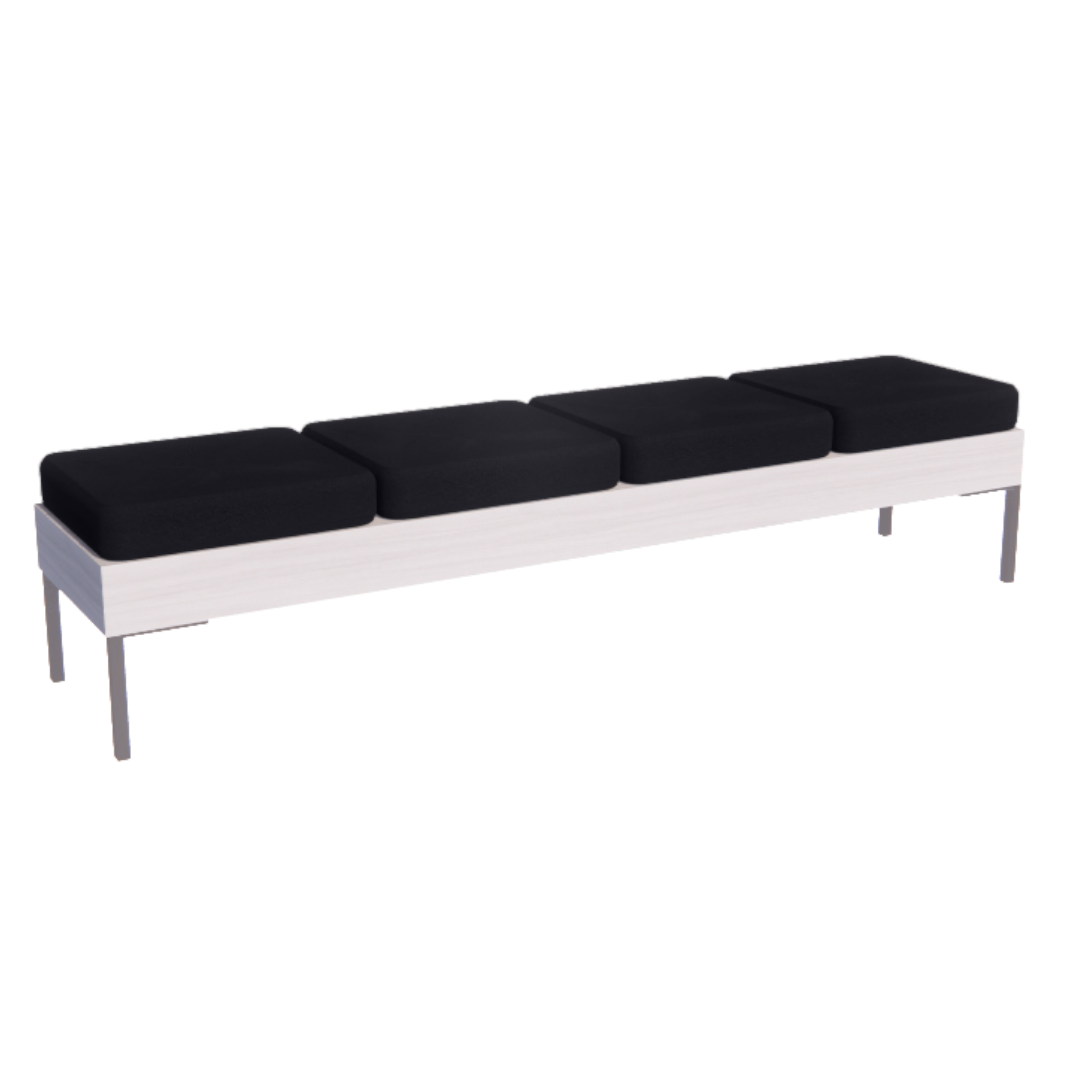 Rechteck Reception Bench - 4 Seater
