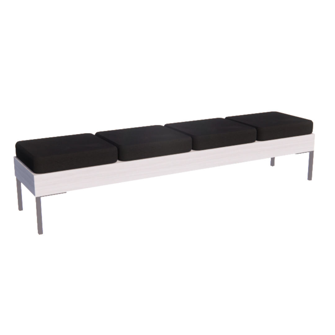 Rechteck Reception Bench - 4 Seater