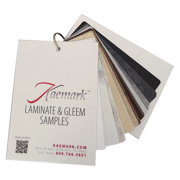 Laminate and Glo LED Samples