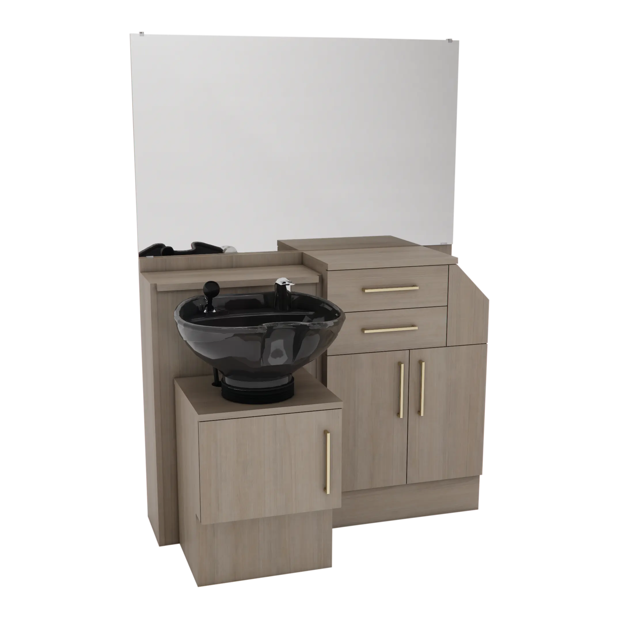 Salon Choice Wet Station with Tilt Bowl