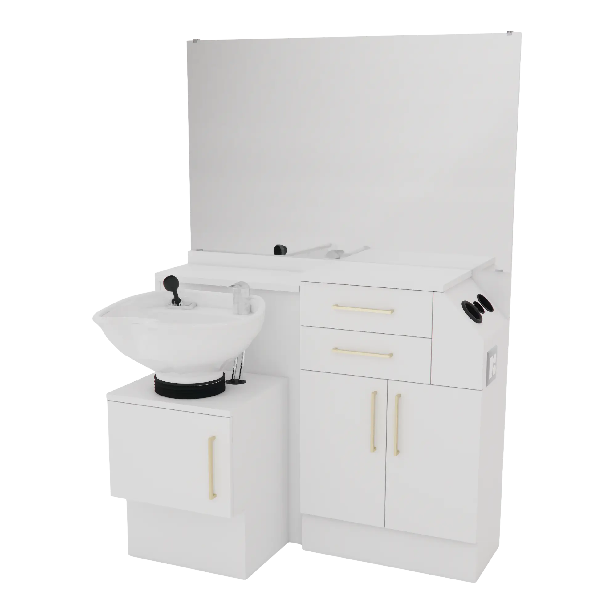 Salon Choice Wet Station with Tilt Bowl