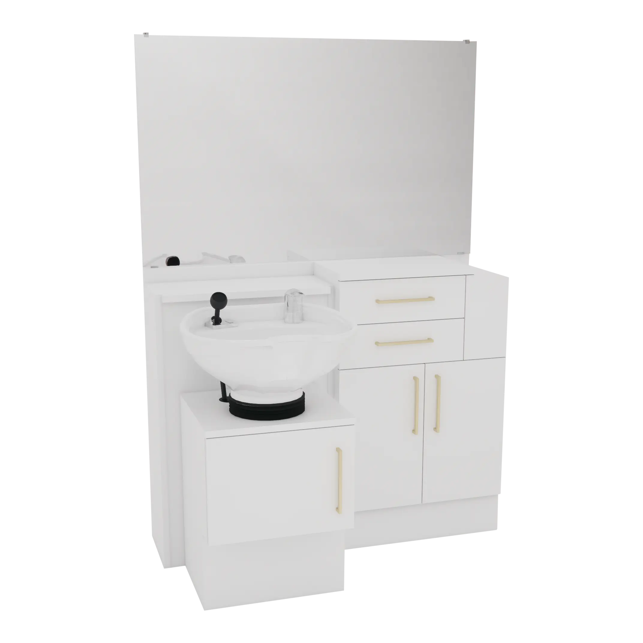 Salon Choice Wet Station with Tilt Bowl