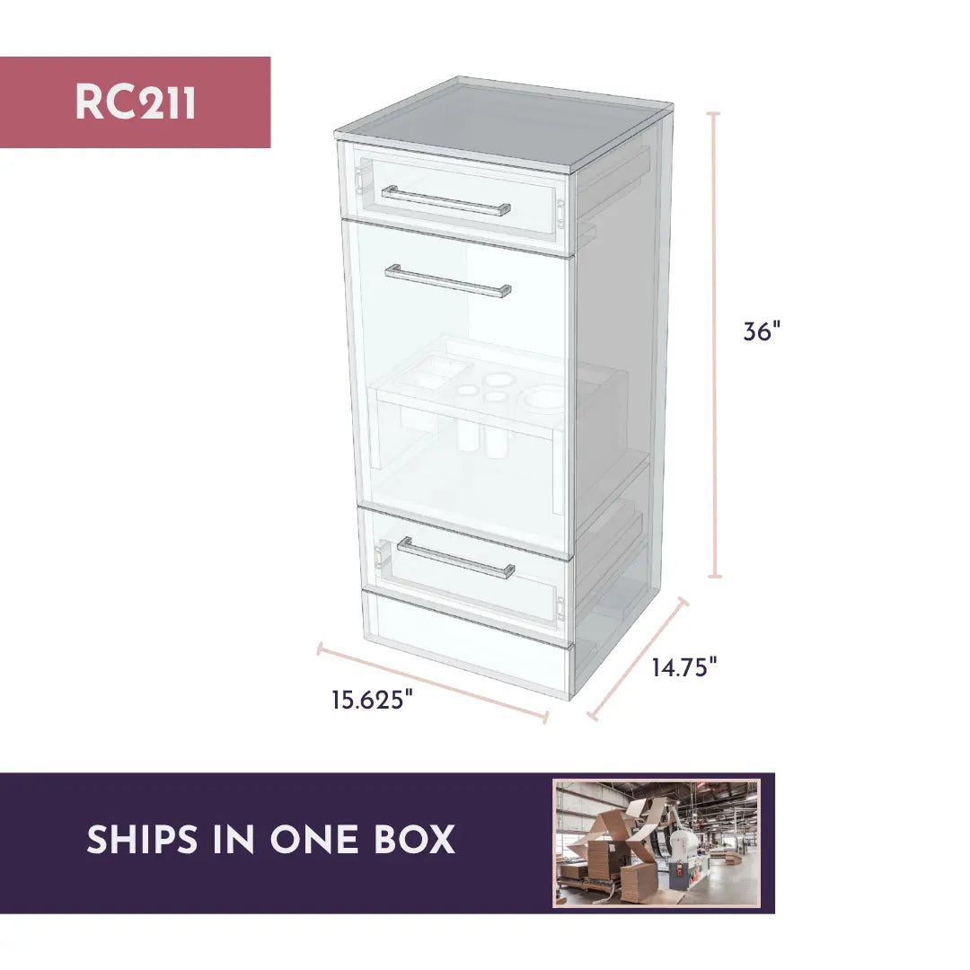 Rococo Mobile Styling Station with Tilt-out Appliance Holder and Gold Full-Length Arch Paloma Mirror